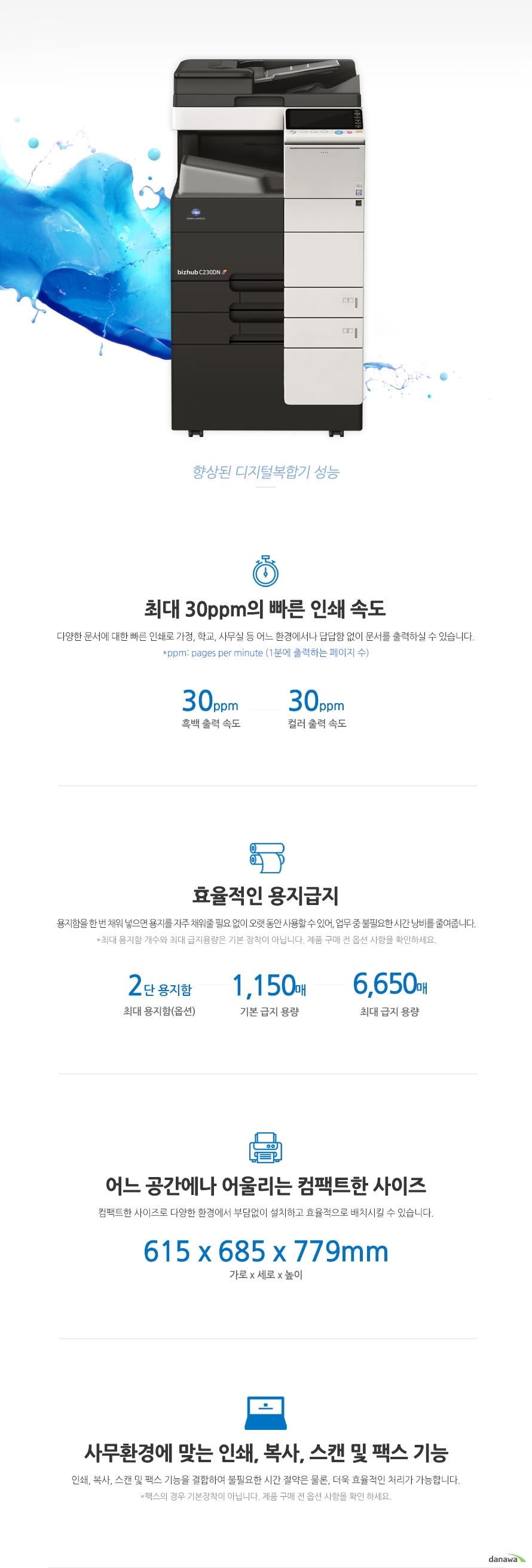 코니카미놀타 C230 상세 이미지 3